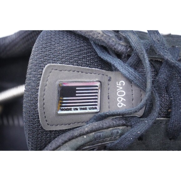 New Balance 990v5 Size 12.5 2E EE Made in USA Black White Logo Running Walking - Picture 7 of 8